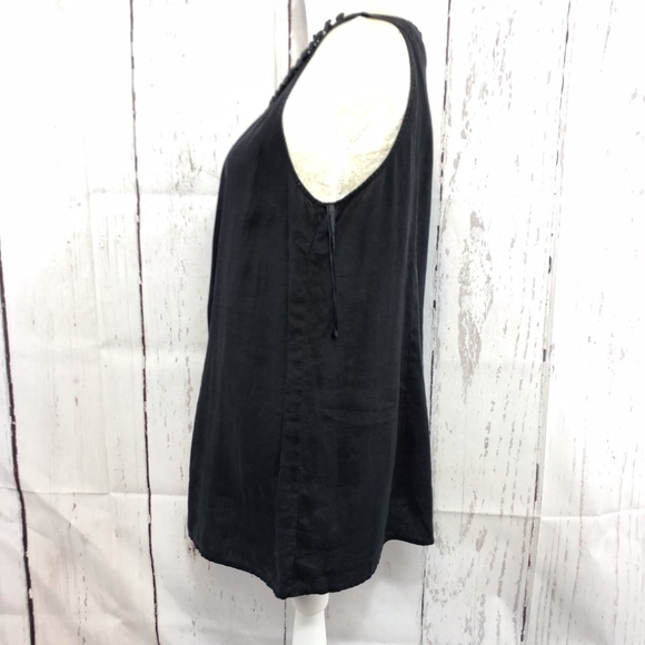 LILY STANHOPE BLACK BLOUSE SIZE Lc - Picture 4 of 8